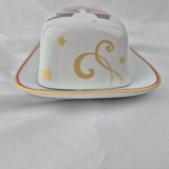Williams-Sonoma 'Twas The Night Before Christmas Butter Dish Santa Claus - Picture 11 of 16